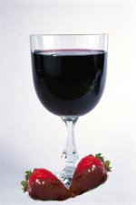 wine and chocolate